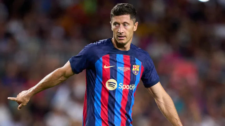 Robert Lewandowski Barcelona footballer 