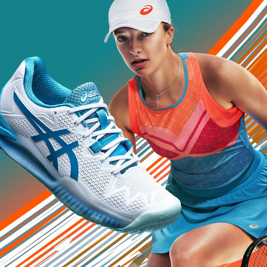 Iga Świątek wears Asics