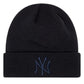 New Era Adults MLB Cuff 1624 Beanie Navy