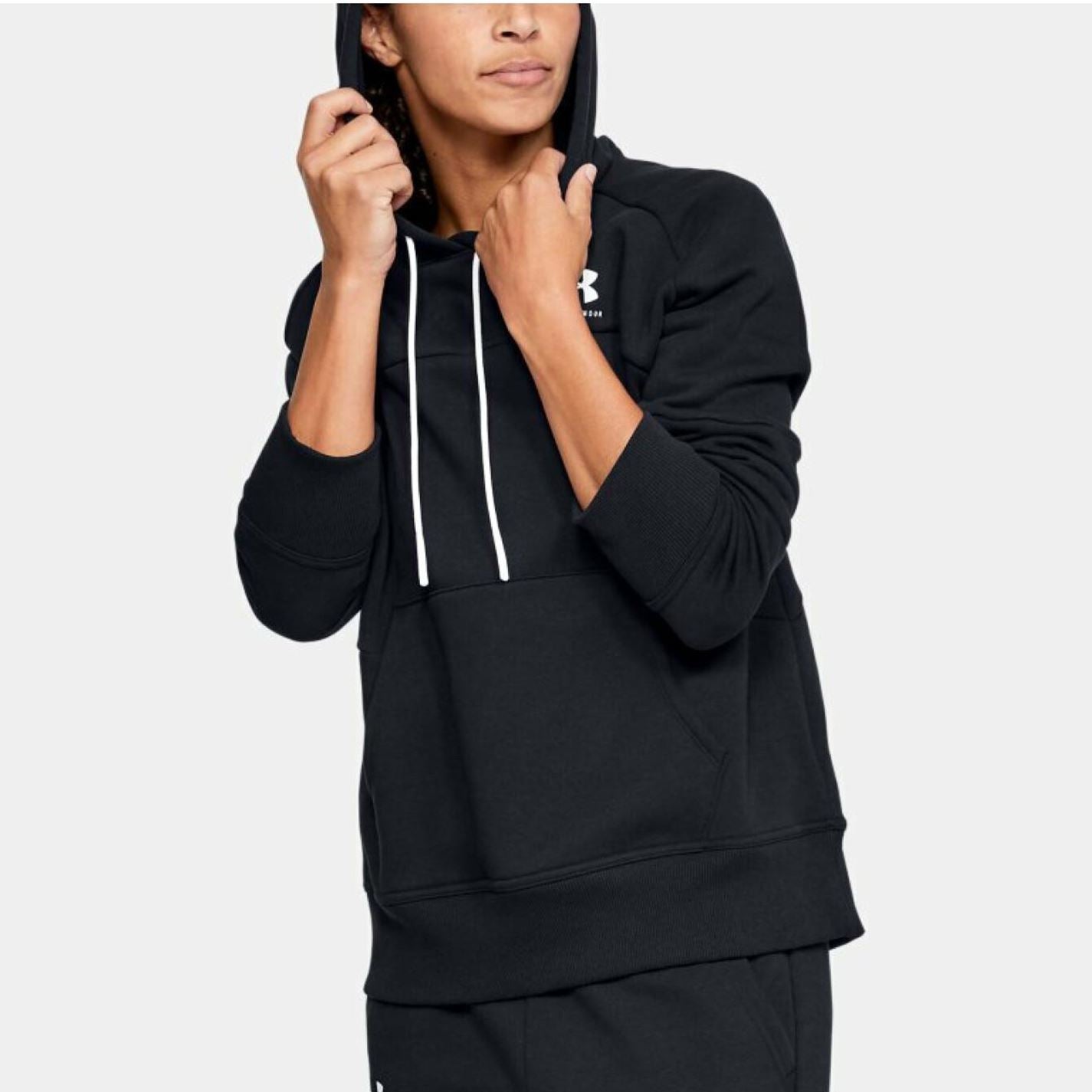 Under Armour Womens Rival Fleece Hoodie Black