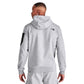 The North Face Mens Woven Poket Logo Hoodie Grey