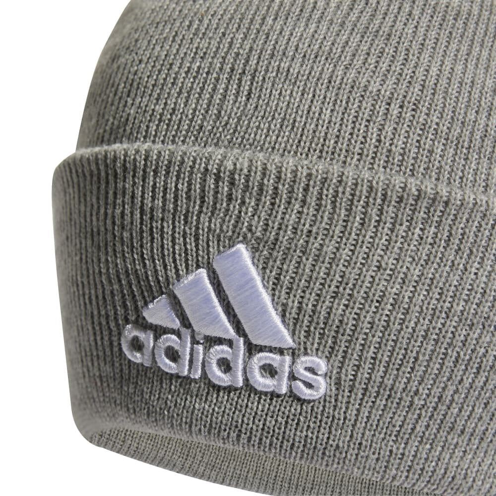 Adidas Unisex ESS Logo Beanie Woolie Hat Grey One Size