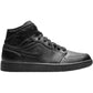 Nike Mens Air Jordan Mid Top Triple Trainers Black