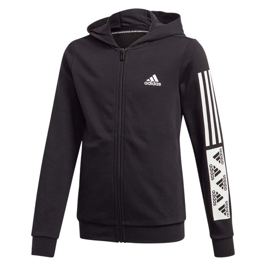 Adidas Junior Performance Hoodie Top Black