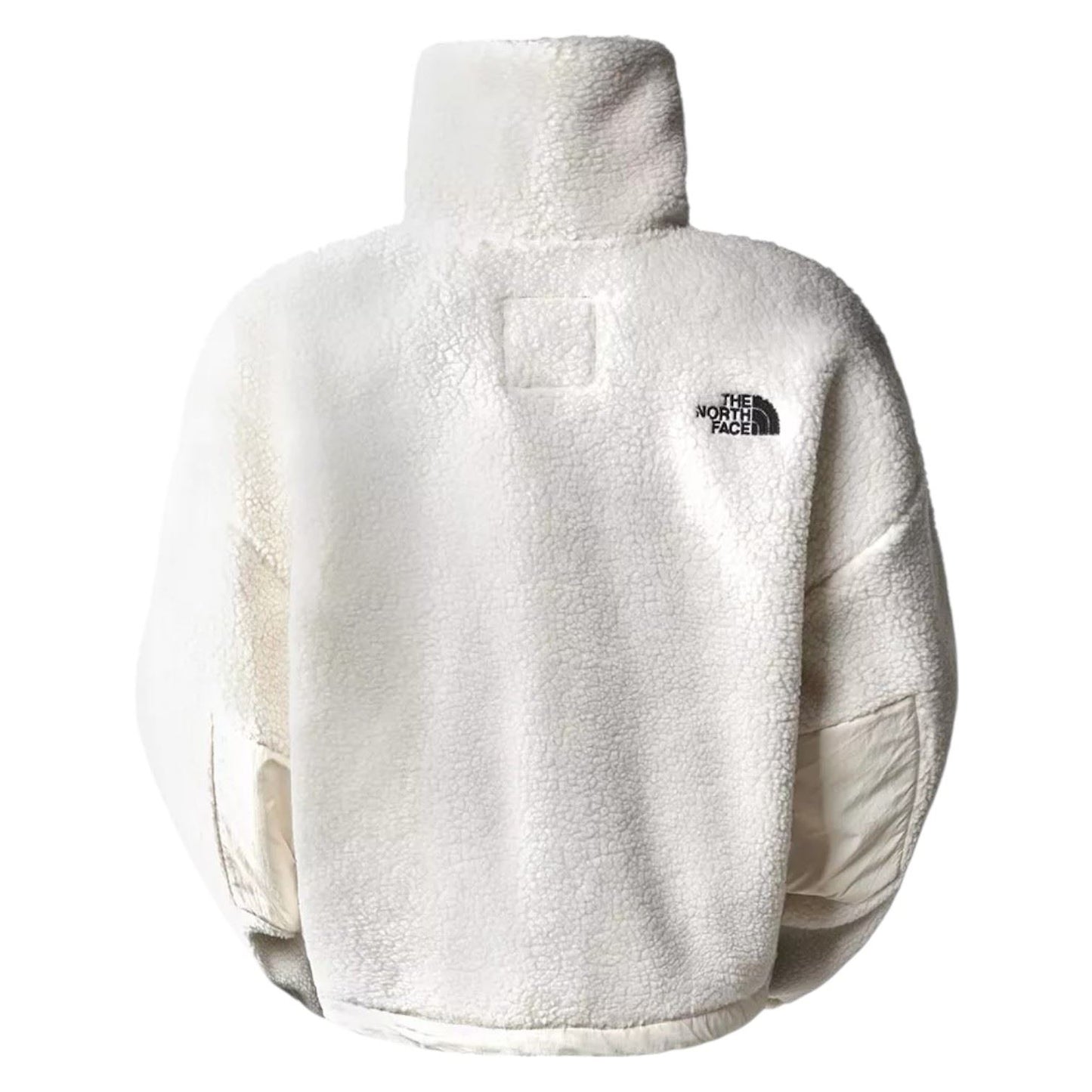 The North Face Womens Platte Sherpa High -Pile Fleece Jacket White