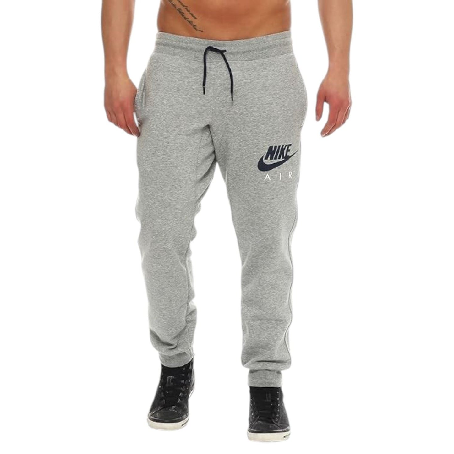 Nike Mens AW77 Jog Pants FLeece PT-Air Grey