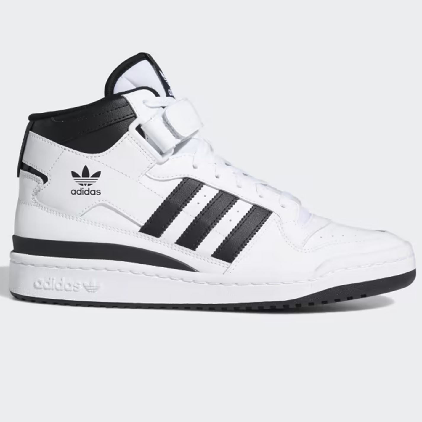 Adidas Mens Forum Mid-Top Trainer White/Black