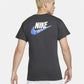 Nike Mens Triple Swoosh T-Shirt Grey