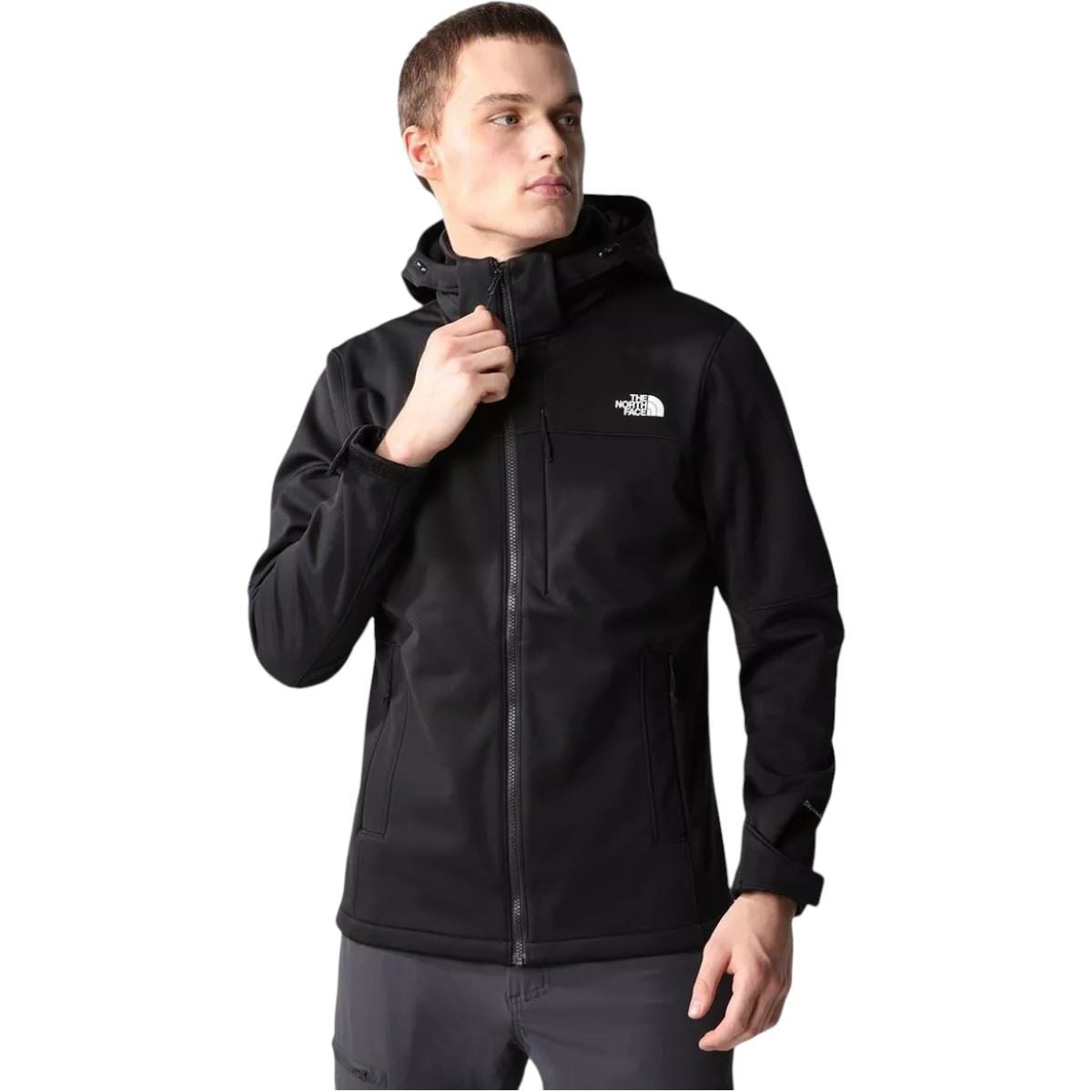 The North Face Mens Diablo Softshell Full Zip Jacket Black