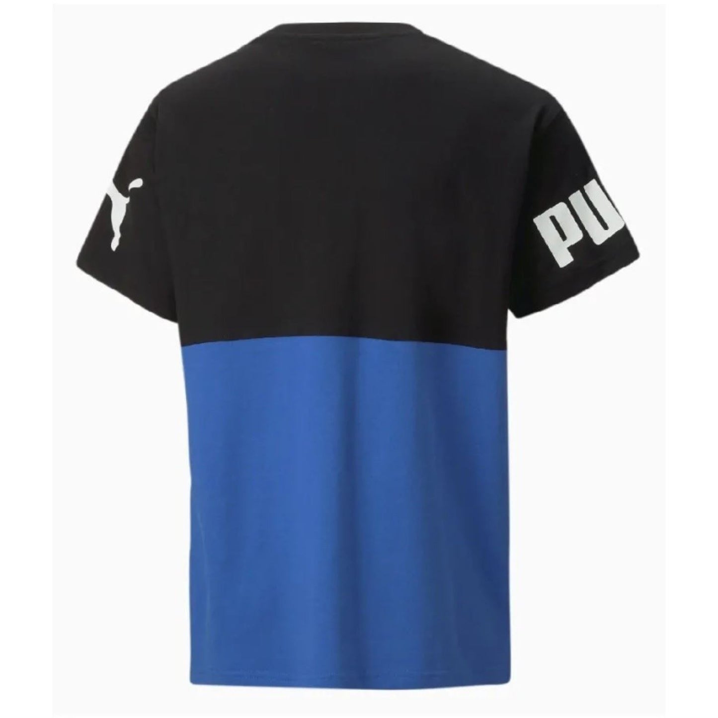 Puma Kids Power Crew Neck T-Shirt Blue