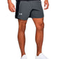 Under Armour Mens Qualifier Speed Pocket 7'' Shorts Grey Black