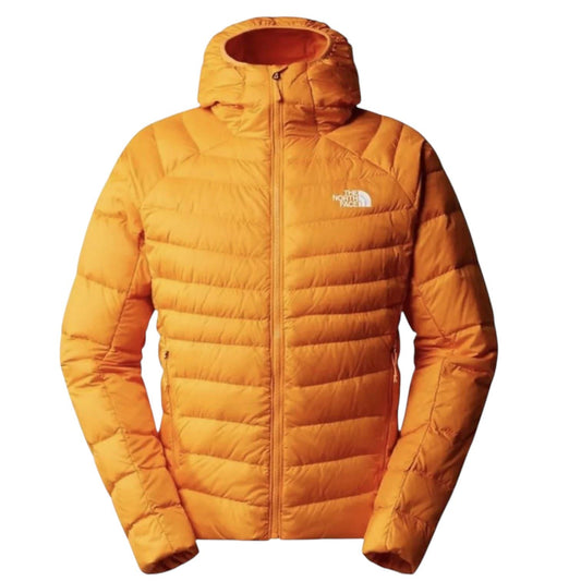 The North Face Mens Hometown Hooded Down Jacket Orange