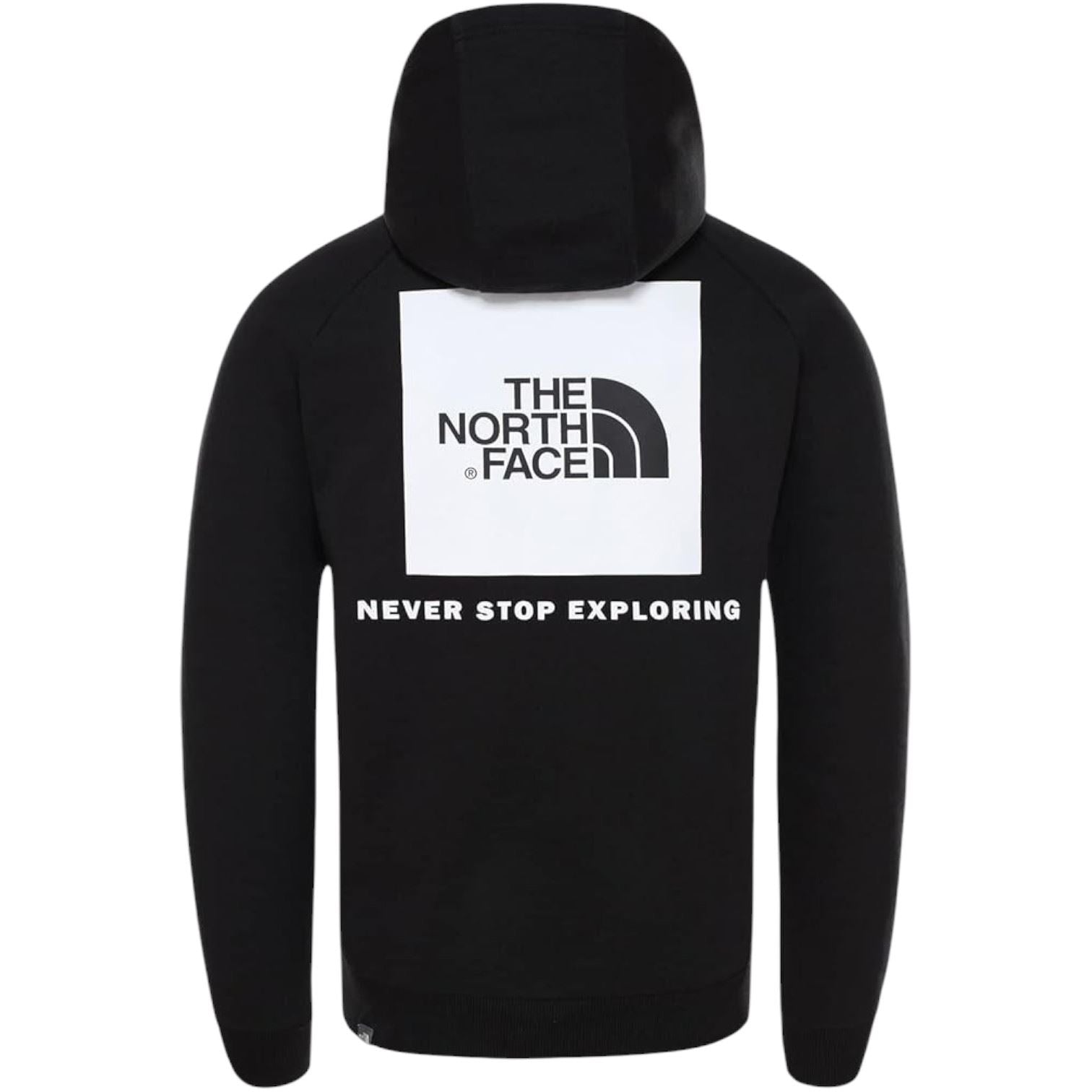 The North Face Mens Red Box Hoodie Black