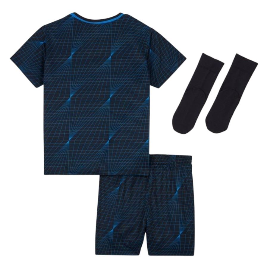 Nike Infant Chelsea Away Baby Mini Kit Blue 2023-24