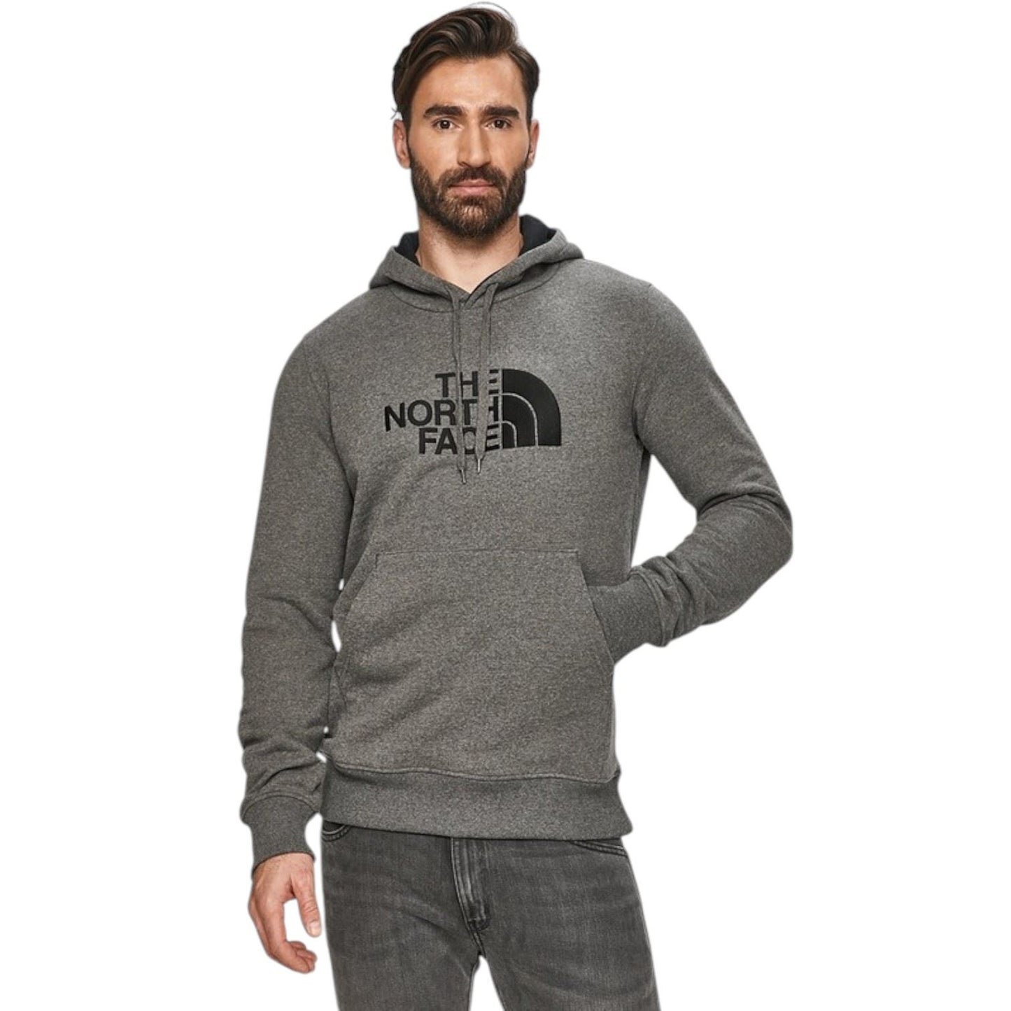 The North Face Mens Drew Peak Hoodie Grey