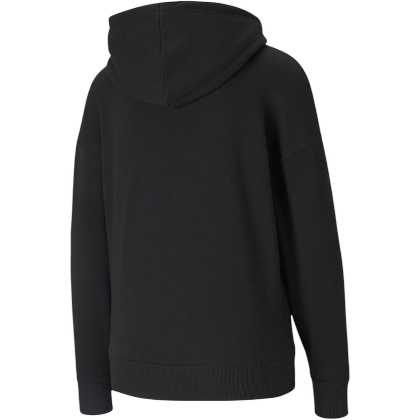 Puma Womens Classic Logo Pullover Hoodie Black