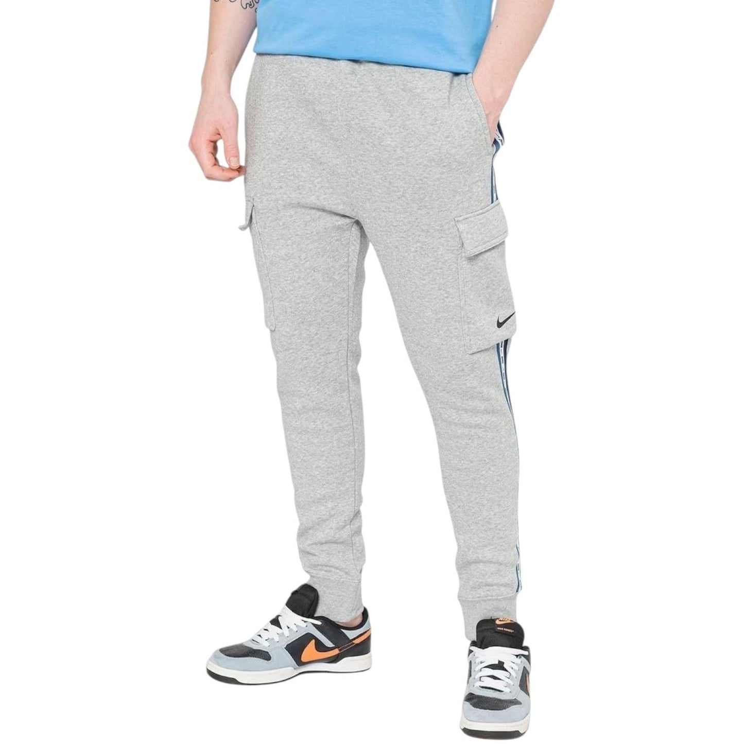 Nike Mens Repeat Full Tracksuit Grey