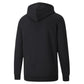 Puma Mens Mirrored Logo Pullover Hoodie Black