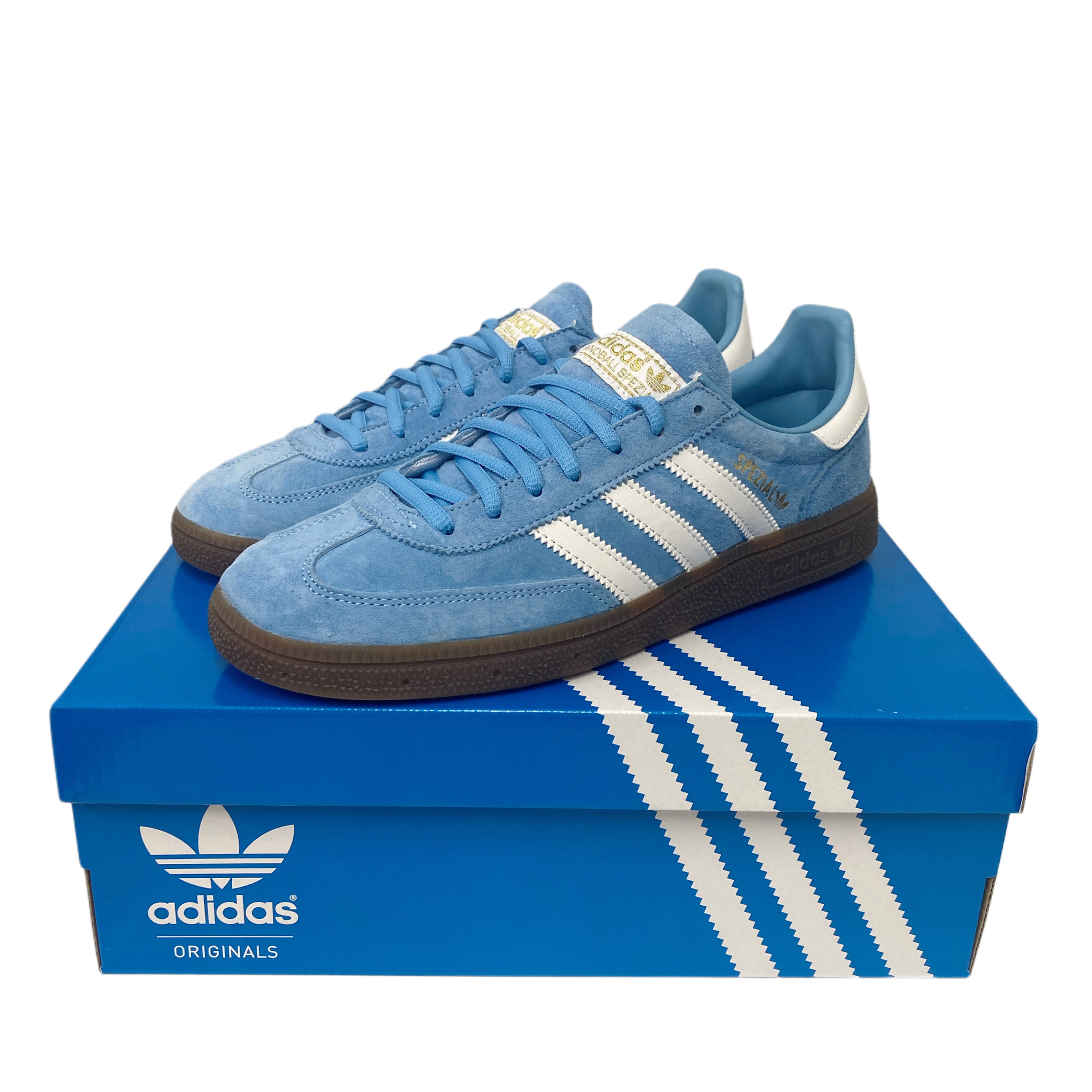 adidas Originals Handball Spezial Mens Trainers Light Blue