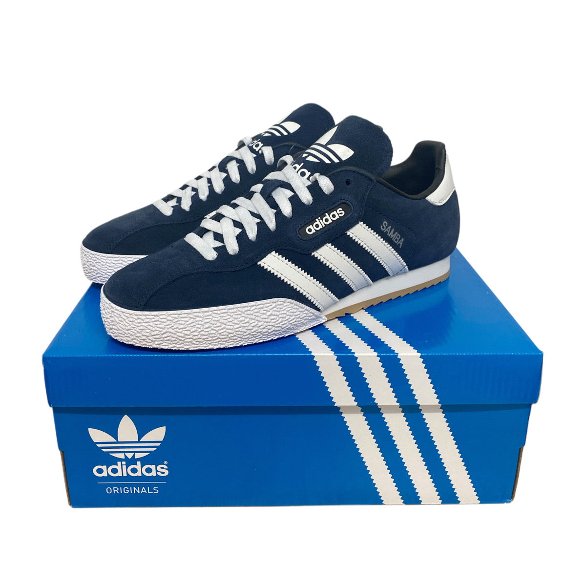 adidas Originals Samba Super Suede Mens Casual Shoes Navy