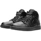 Nike Mens Air Jordan Mid Top Triple Trainers Black