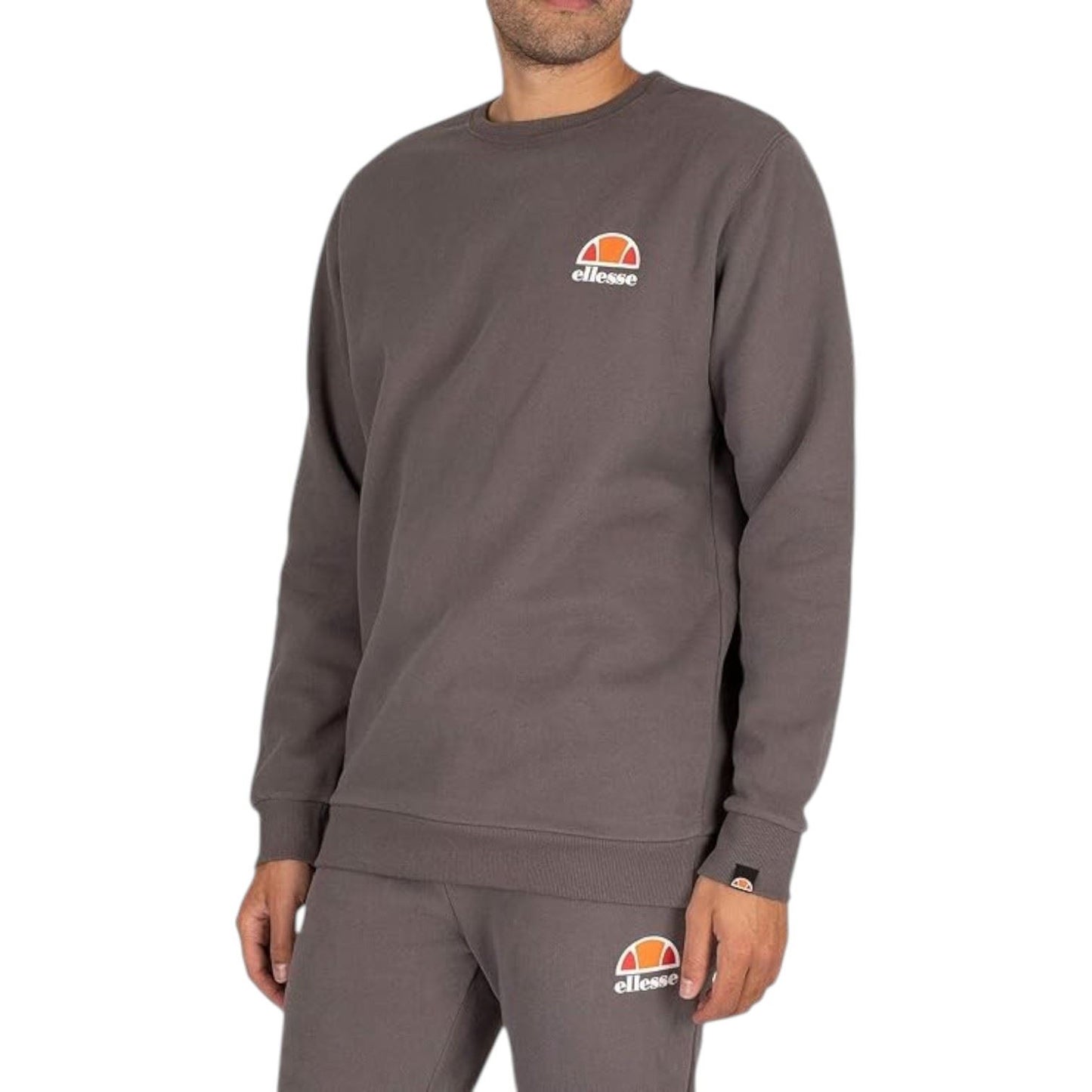 Ellesse Mens Diveria Sweatshirt Dark Grey