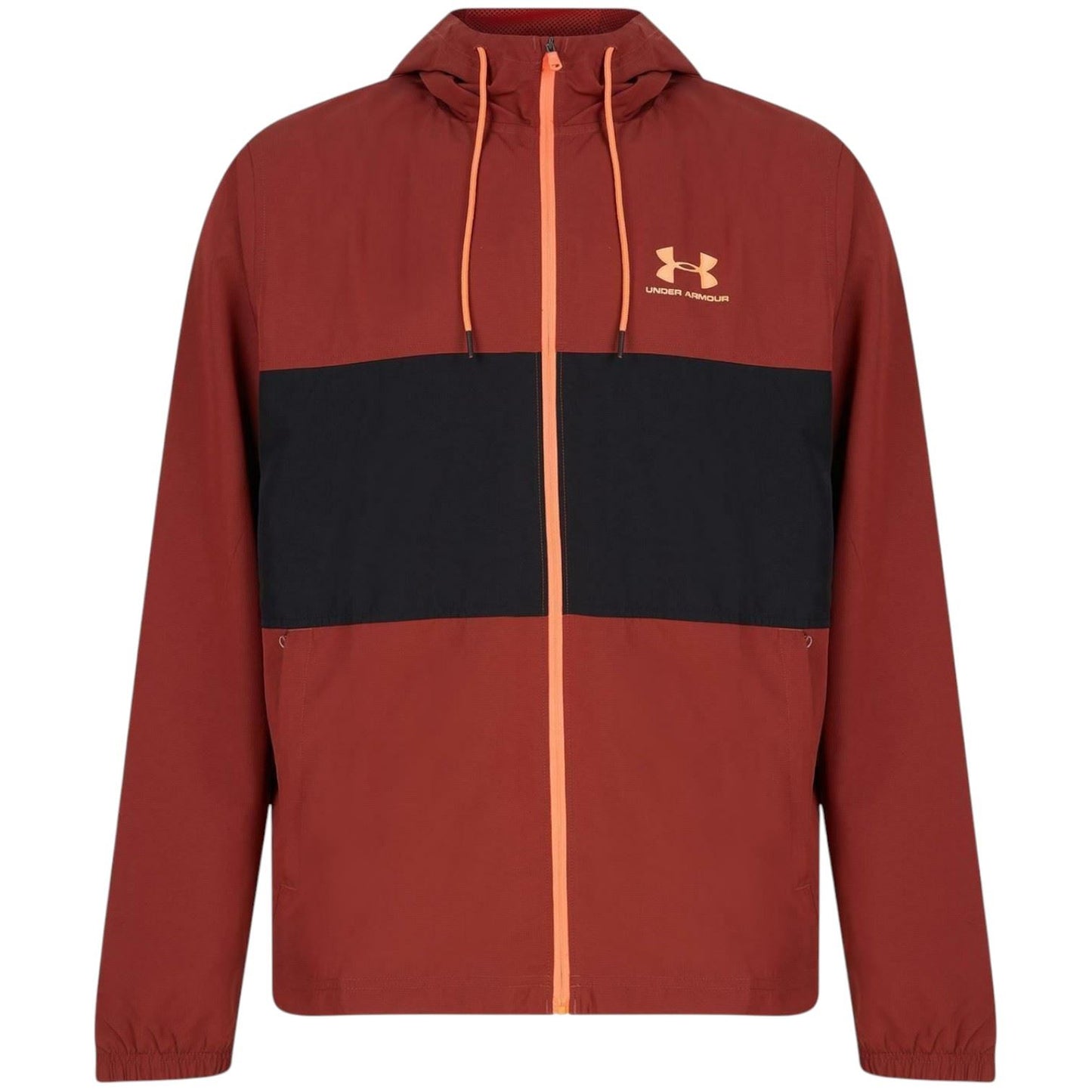 Under Armour Mens Sportstyle Wind Jacket Maroon