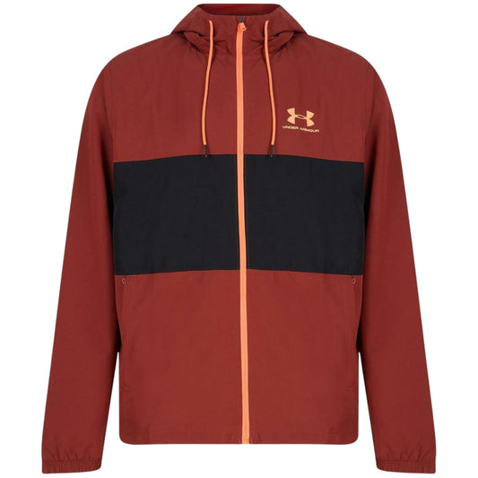 Under Armour Mens Sportstyle Wind Jacket Maroon