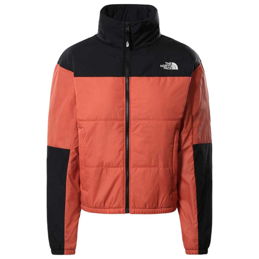 The North Face Womens Gosei Puffer Insulated Jacket Orange