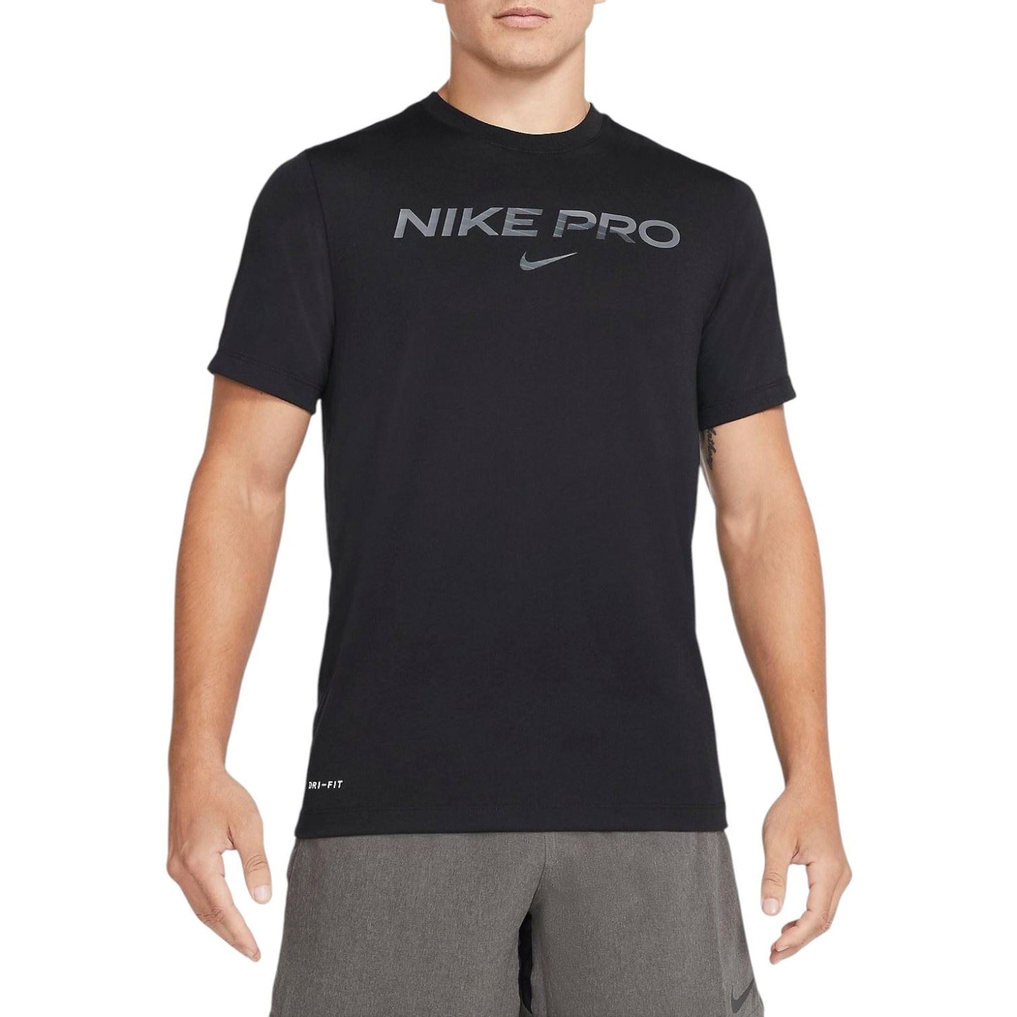 Nike Mens Logo Classic Pro T-Shirt Black