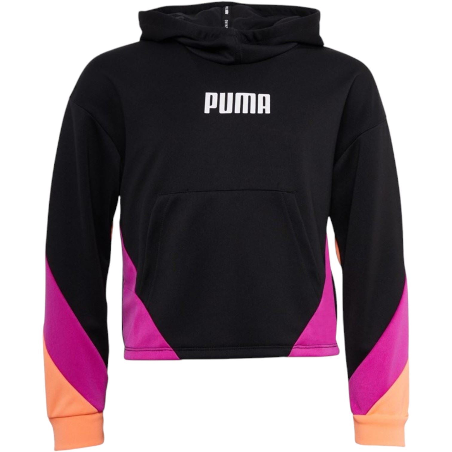 Puma DryCell Kids Run Train Hoodie Black