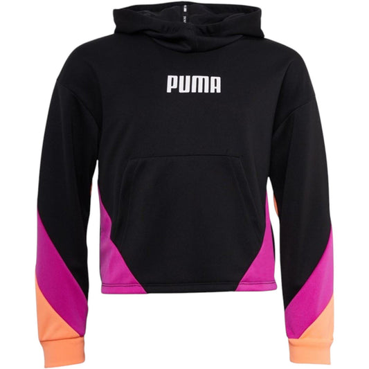 Puma DryCell Kids Run Train Hoodie Black