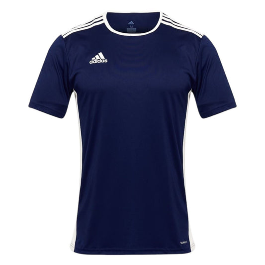 Adidas Mens Entrada 18 SS Football T-Shirt Navy