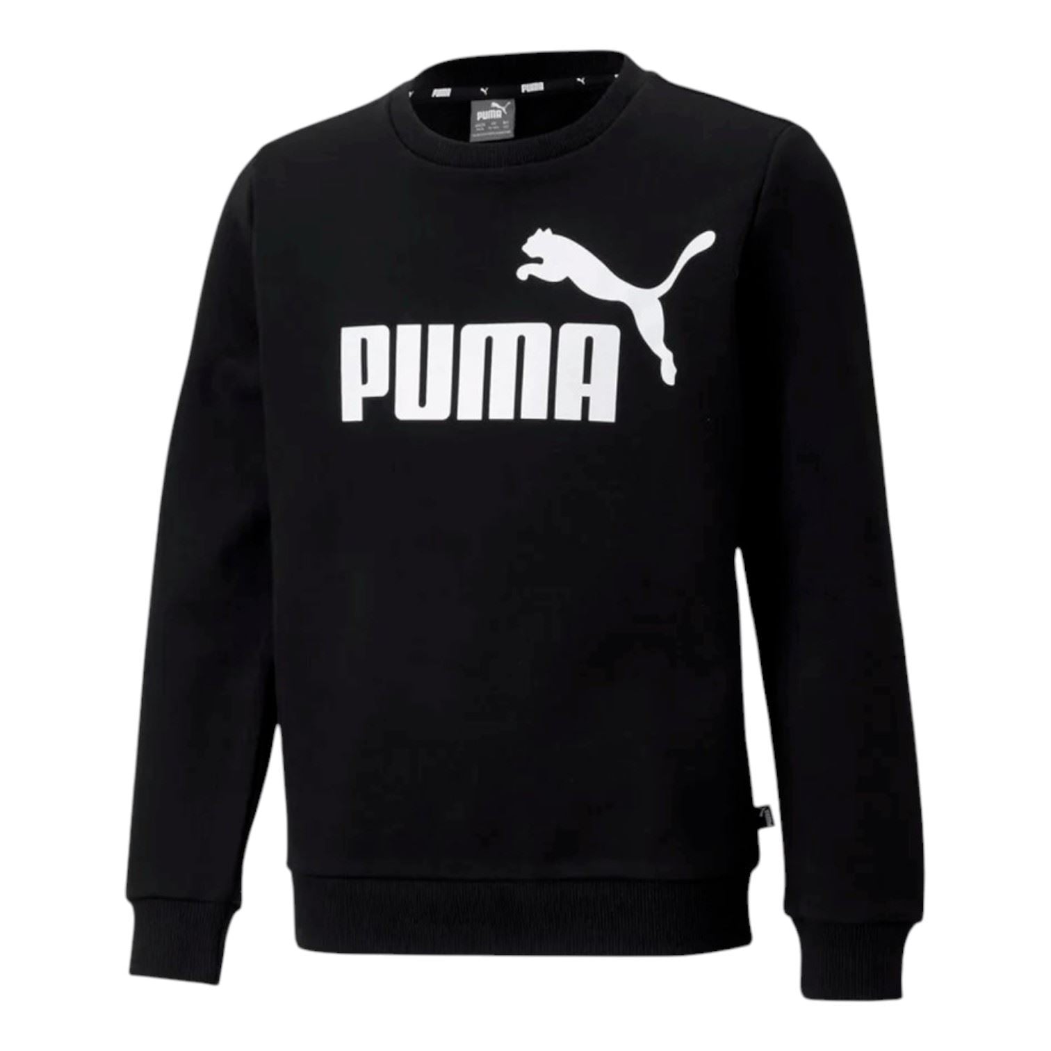 Puma Juniors Boys ESS Big Logo Sweatshirt Black