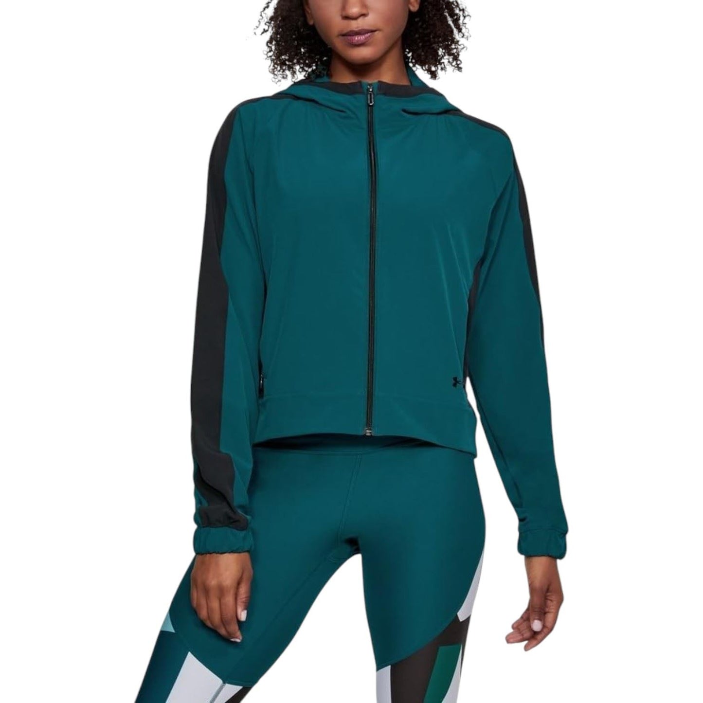 Under Armour Women Storm Woven Fullzip Jacket Teal