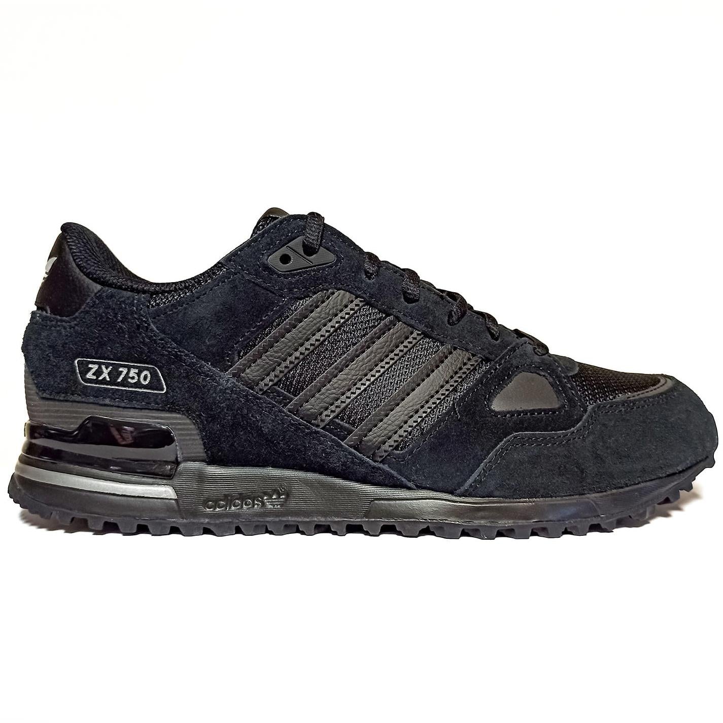 adidas Originals ZX 750 Mens Athleisure Trainers Black FastTrackFootwear