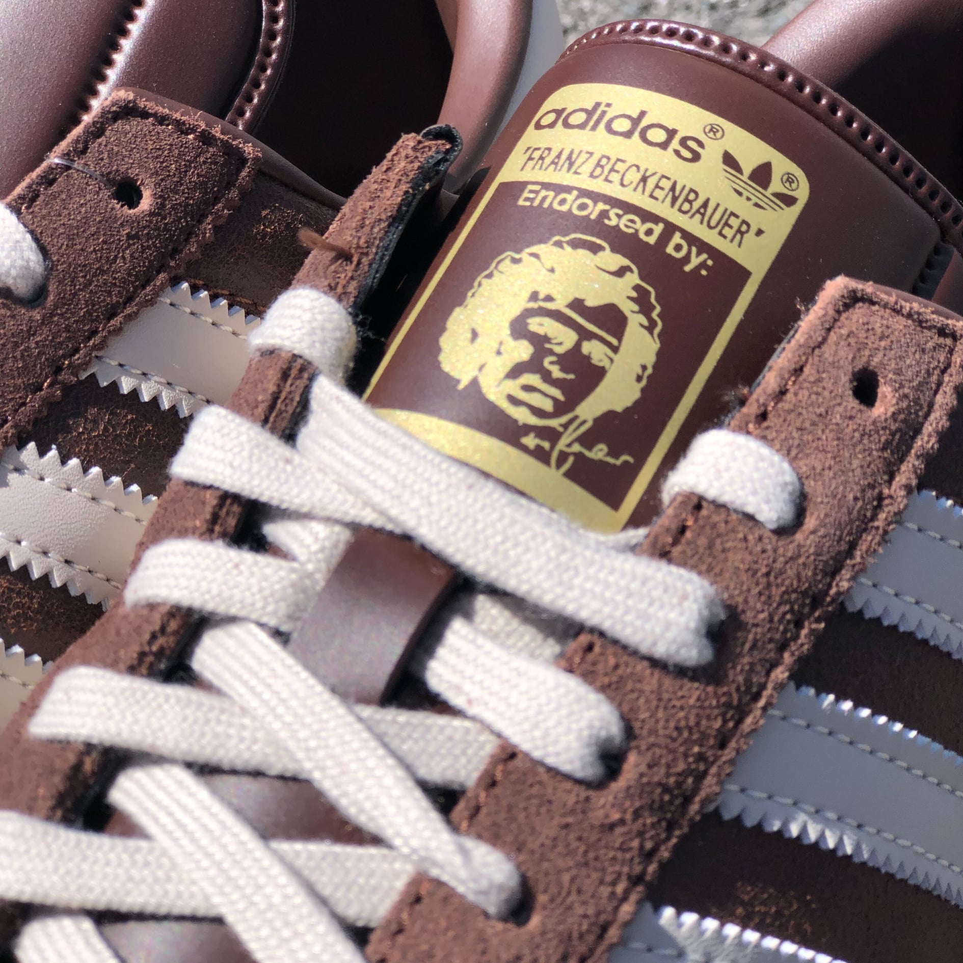 Adidas originals beckenbauer allround clearance brown