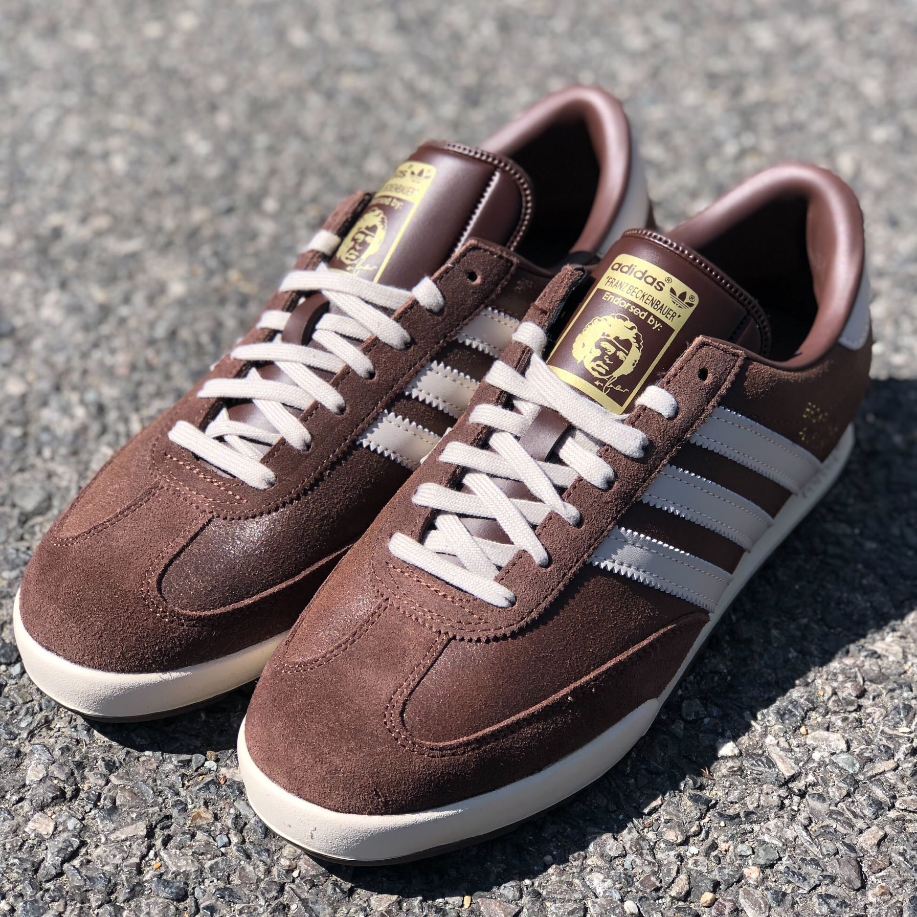 adidas Originals Mens Beckenbauer Trainers Brown