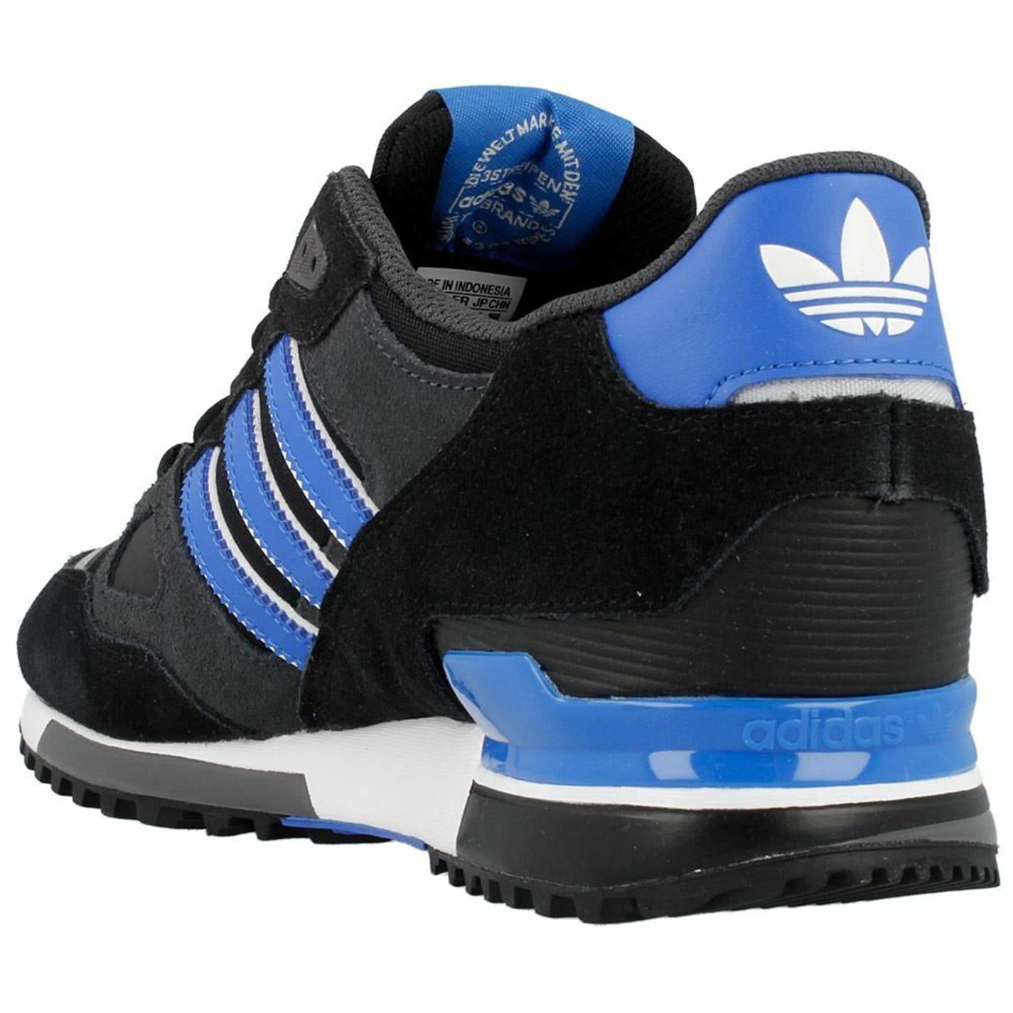 adidas Originals ZX 750 Mens Athleisure Trainers Black Blue